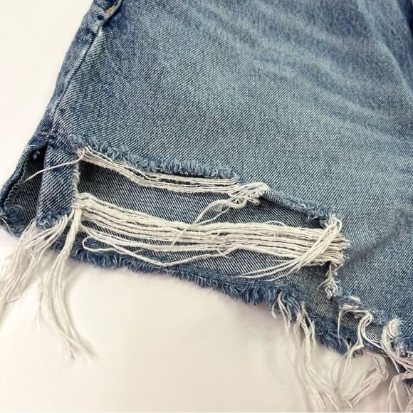 Re/Done 50s Cut Off Button Fly Distressed Denim Shorts Medium Raf 30 - Picture 4 of 13